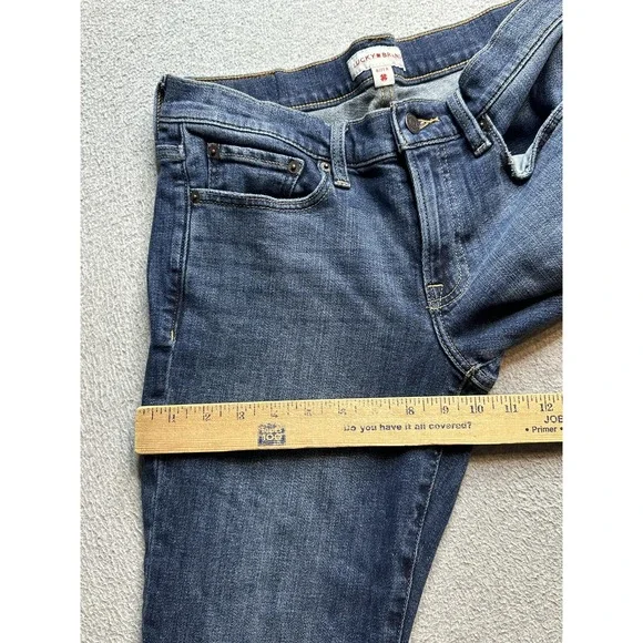 Lucky Brand Jeans Womens 4/27R Blue Sweet Mid Rise Straight Denim Pants Casual - Picture 5 of 15